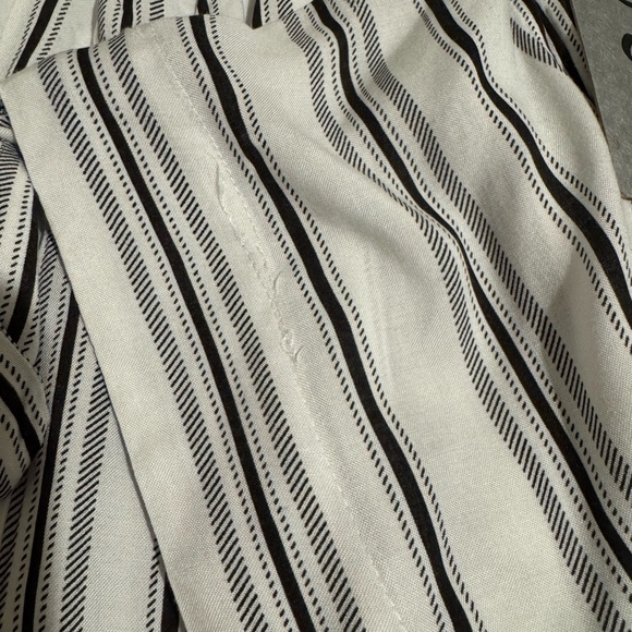 J for Justify Black and White Striped kids Romper - Picture 6 of 6